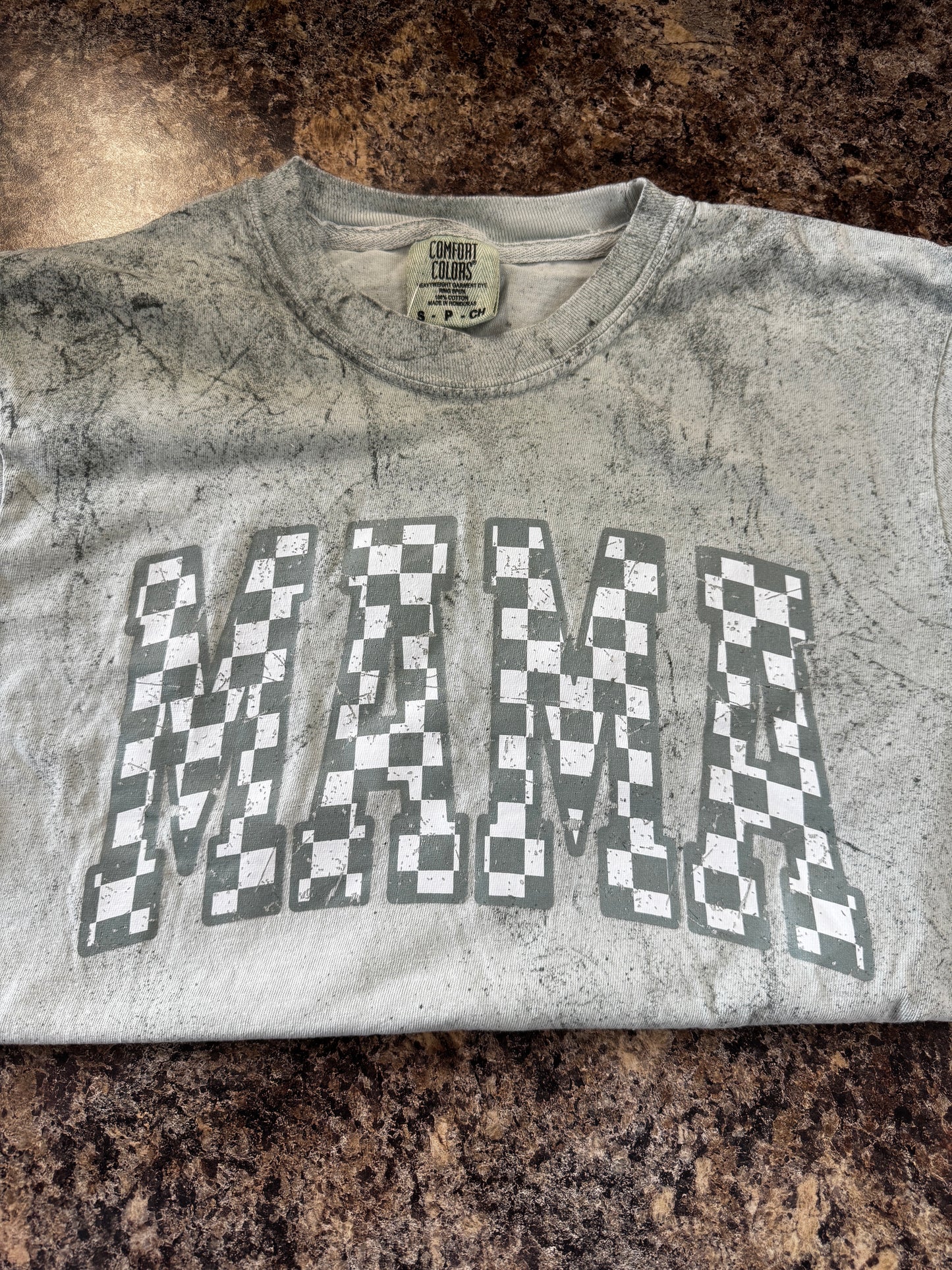 Graphic Tshirts - Mama Checked