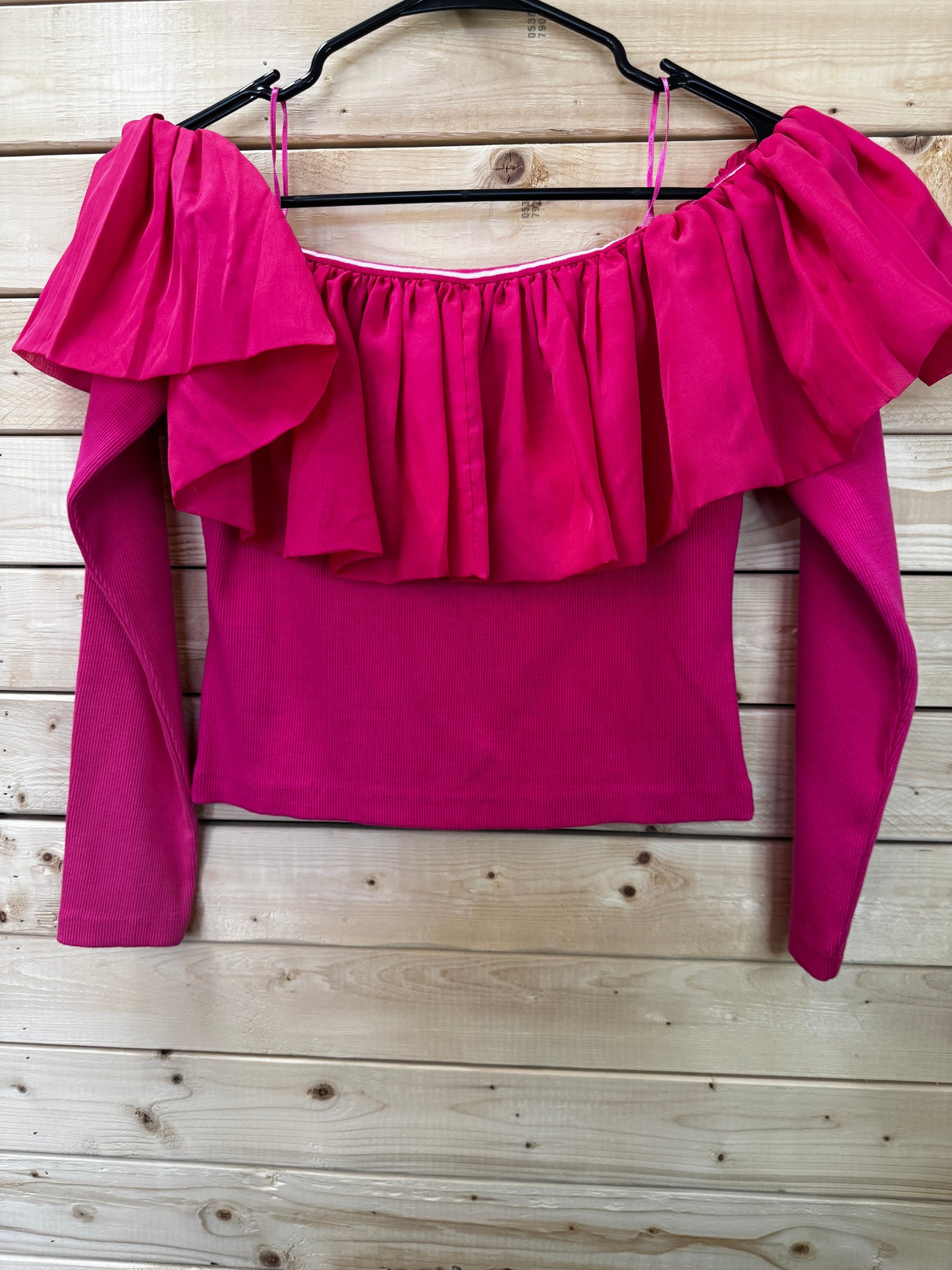 Anthropologie Ruffle Off-Shoulder Top -Medium