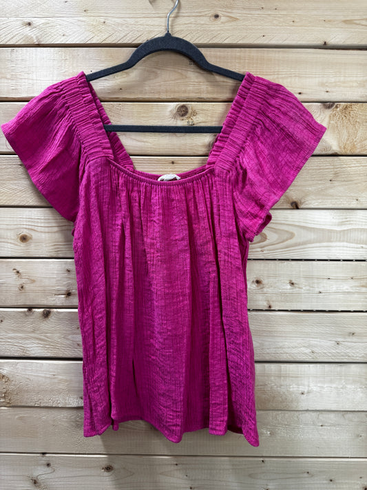 Blu Pepper Blouse Size S