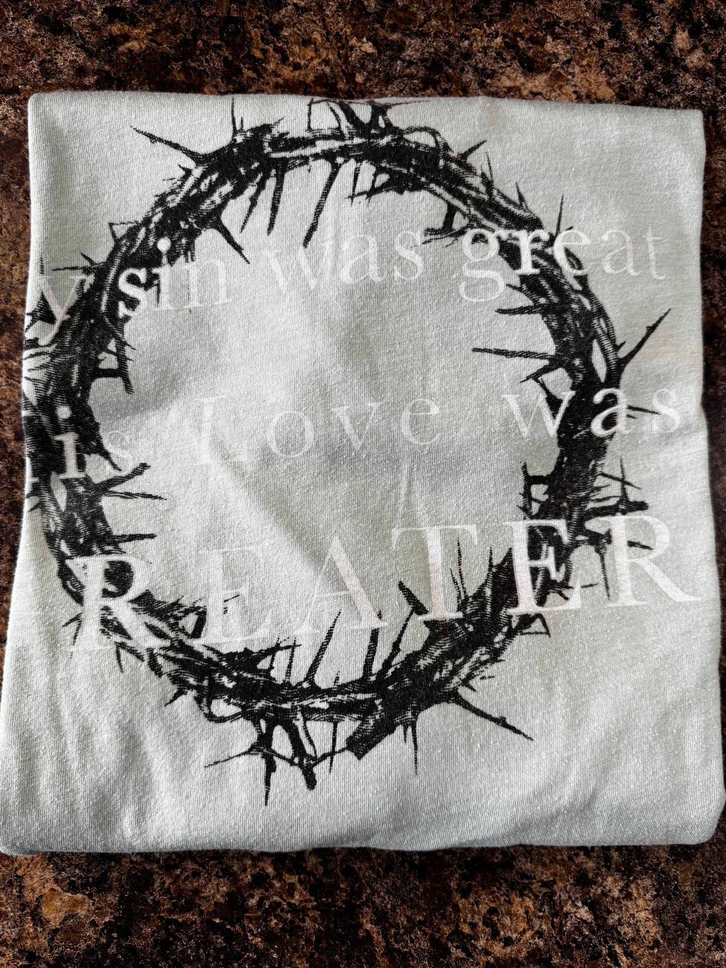 Graphic Tshirts - My Sin was Great