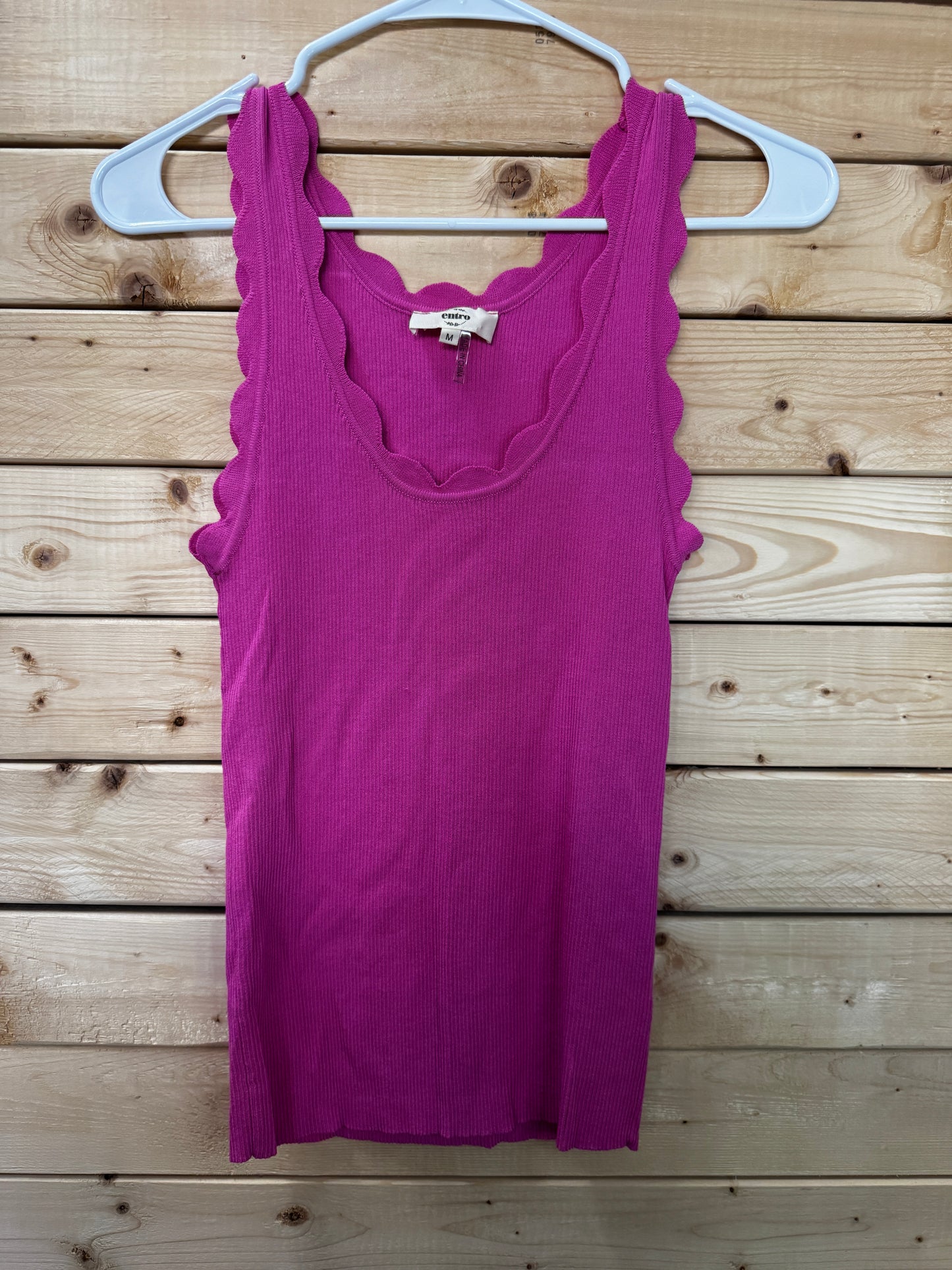 Entro scalloped ribbed tank -M