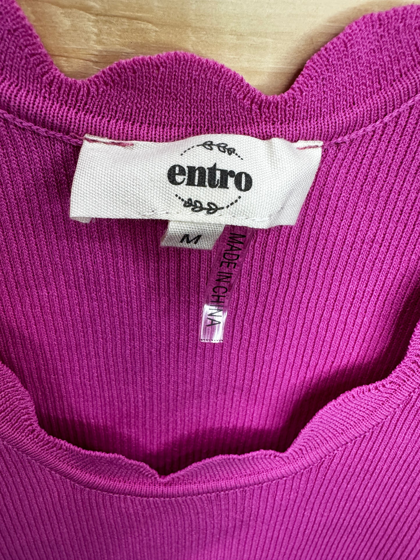 Entro scalloped ribbed tank -M